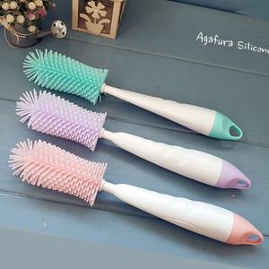 아가프라 실리콘젖병솔+젖꼭지솔