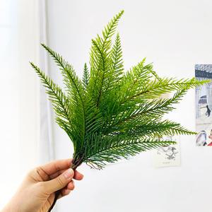 [달리베리] 내츄럴 그레스 잎부쉬 인테리어조화 나뭇잎 소품