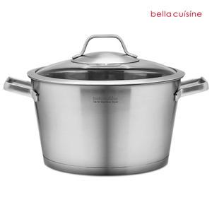 [20%+12%] [6/13] 삼각집게 증정] 벨라쿠진 벨로시 스테인리스 스틸 8L 곰솥 냄비 /인덕션 가능