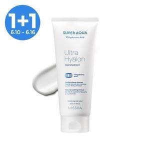 [1+1][미샤] 수퍼 아쿠아 울트라 히알론 클렌징 크림 200ml