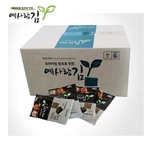 짜지않은 저염 재래김 구운 조미김 봉선화 소금 함유 예사랑 김(대) 3절 60봉