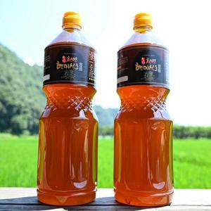현미흑초 1.8L 2년숙성 천연 발효 현미 식초 2병