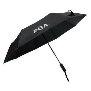 PGA 골프 초발수UV코팅 3단 자동우산, 블랙, 1개