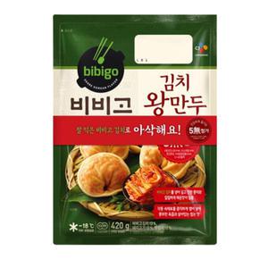 CJ제일제당 비비고 김치 왕만두 420g 6개