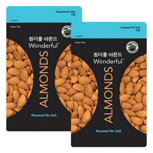 원더풀 아몬드 무염 200g X 2개