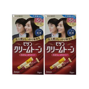 비겐크림톤 염색약 새치염색 60g X 2 바르는 염색약(5G 진한밤색)