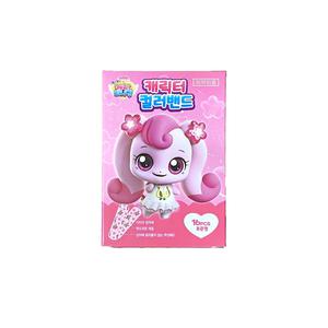 캐치티니핑 하츄핑 어린이 컬러 키즈밴드 캐릭터 밴드 반창고 어린이집 구급함 상처보호 표준형 16매입 1갑