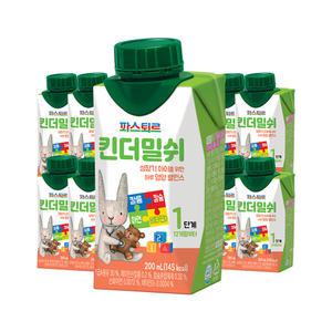 파스퇴르 성장기아이 킨더밀쉬 액상분유 200m 60팩