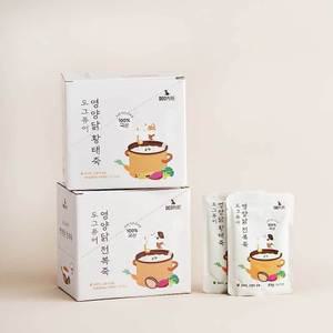 도그퓨어 강아지 보양 영양 닭죽 전복죽/황태죽 85g 10개 영양죽모음 + 사료 25gx3개(랜덤)