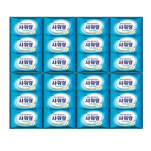 무궁화 샤워랑 화이트 플로랄 비누 130g x24개