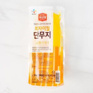 CJ 하선정 치자 이절단무지 400g