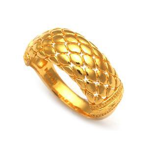 24K 순금 볼륨 스네이트 반지 7.5g (2돈)