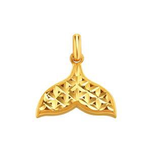 갤러리아 순금 펜던트 월계 컷팅 고래꼬리 24K 3.75g 팬던트