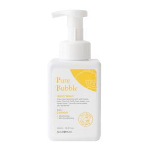 푸드어홀릭 퓨어 버블 핸드워시 레몬향 500ml/몽글몽글 깨끗해