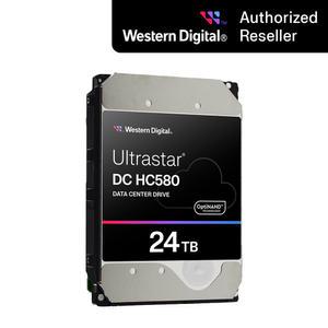 [공식판매원] WD ULTRASTAR HC580 3.5인치 24TB 7200RPM HDD 기업용 하드디스크 WUH722424ALE6L4