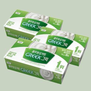 풀무원 그릭요거트 다논 그릭 달지않은 플레인 90g 8입 X 3개