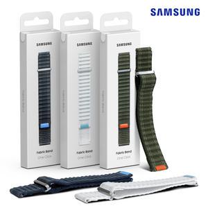 삼성 정품 갤럭시워치7 40mm 44mm 패브릭 밴드 스트랩 와이드 M/L