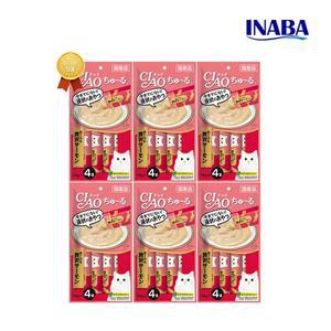 이나바 챠오츄르 sc-143 참치 연어 56g 6팩