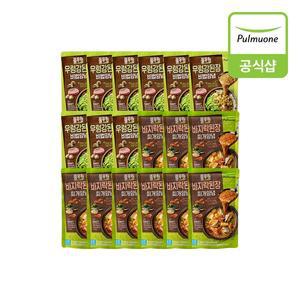 풀무원 된장양념 2종 18개 혼합구성