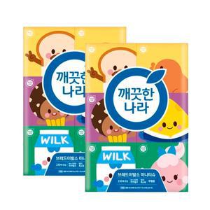 깨끗한나라 브레드이발소 미니티슈 230매 6개입 2개