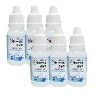 메디아렌즈 습윤액 15ml X 6개/히알루론산 함유/렌즈습윤액
