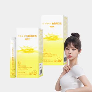 오늘부터 슬림에이드 레몬맛 (30포) 레몬즙분말 다이어트음료 가르시니아 프락토올리고당 비타민C 수분충전