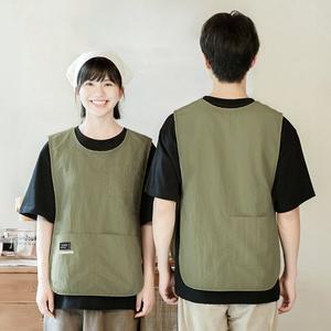 [기타]1+1 코지 버클 방수 앞치마 미용 주방 카페 조끼 앞치마 4color