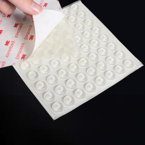 문쾅 방지 패드 대량 문소리 소음 충격 흡수 투명 실리콘