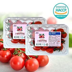 [자연맛남]꿀당도 스테비아 대추방울토마토 1kg (500gx2팩)