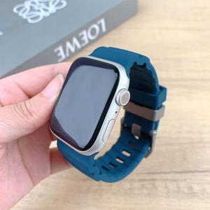 호환품 Apple 워치 울트라 2 10 9 8 7 6 SE 5 4 전용 티타늄 금속 스트랩 스트랩 스포츠 실리콘 밴드 42mm