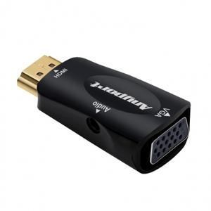 [애니포트]HDMI(M 입력) TO VGA(F 출력) 오디오지원 AUX CABLE 포함