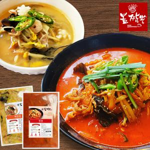 봄짬뽕 중식 짬뽕 백짬뽕 밀키트 650g 2팩 _ 야식 캠핑 술 안주 반찬 대용 나가사끼 국거리 국물 즉석 간편 조리 불맛 수제 중화 면 요리