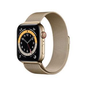 워치6 44mm GPS+Cellular 골드 스테인리스케이스 골드 스테인리스 밀레니즈 루프