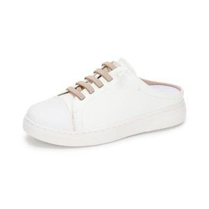 [포멜카멜레]소가죽 밴드 뮬 스니커즈 White 3cm