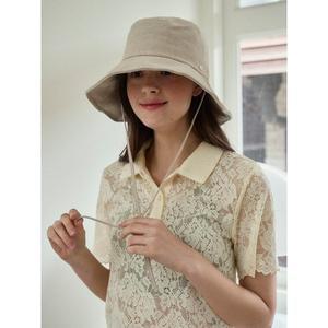 [메르헨 ]Linen medium bucket hat_3color