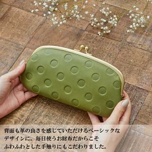 지갑 여성 장지갑 가마구치 가죽 대용량 얇은 주케로 zucro 필라트 안시그네 일본제 물방울 도트 의 날 사