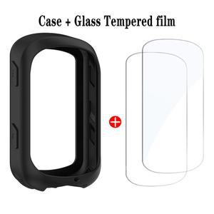 TPU 실리콘 케이스 + Garmin Edge 840 GPS 스톱워치 보호 커버 화면 범퍼 용 2Pcs 유리