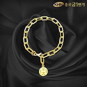 [종로금1번가]여자 순금 팔찌 클립체인  11.25g