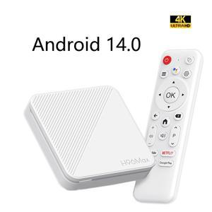 새로운 셋톱 박스 H96 MAX H313 안드로이드 14 Wifi6 스마트 TV 원격 제어 4K 음성 보조 미디어 플레이어 2