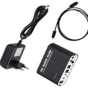 미니 AC3 오디오 디지털 아날로그 5.1 채널 스테레오 DAC , 광학 SPDIF 동축 AUX 3.5mm-6 RCA 디코더 앰프