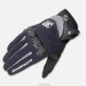 Komine GK 162 여름 3D 메쉬 보호 오토바이 장갑, 모토크로스