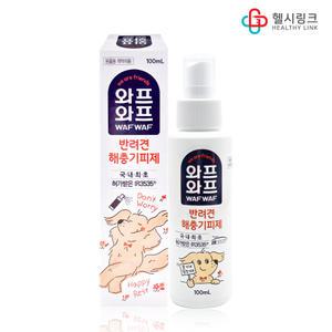 일동제약 와프와프 반려견 해충기피제 100ml 진드기 모기 해충 방지 퇴치 강아지 산책