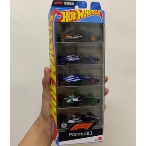 마텔 핫휠 및 포뮬러 1 1/64 5팩 머니그램 하스 F1 팀 킥 사우버 F1 팀 5 자동차