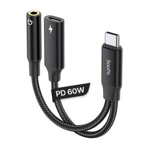 [SooPii]GD20 Type C to 3.5mm 듀얼 젠더