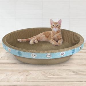 고양이 눕기 편한 특대형 B골 스크래쳐 원형55cm스크래처 반려묘스크래처 애스크래처 장난감 냥이 애장난감