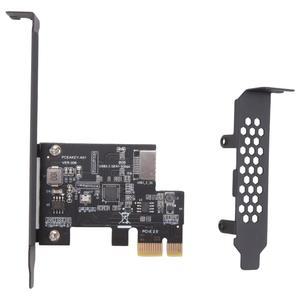 데스크탑용 전면 패널 타입 C 인터페이스 PCI-E 1X to USB 3 2 GEN1 5Gbps 타입-E A-키 확장 카드