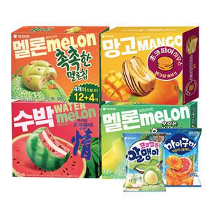(스윗몬) 신상꾸러미 / 한정수량 / 후레쉬베리멜론+촉촉한멜론칩+수박+하우스망고+코코멜론+자몽허니(6종)