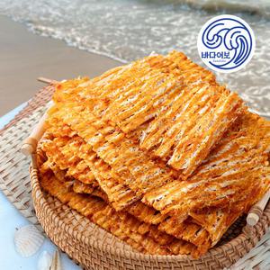 국내가공 매운 불닭 오징어 구이 300g 맥주안주 간식 페스츄리 바베큐 오징어 구이 포