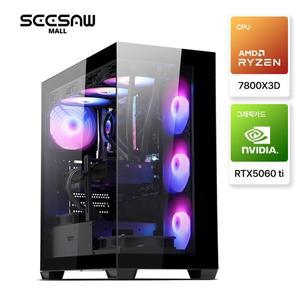 [시소몰] SEESAW 게이밍PC-0023 (7800X3D/RTX5060 ti) 인기 사양 고사양 게이밍 조립PC