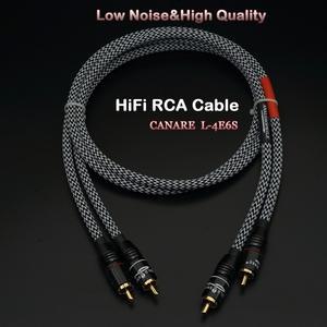 aux케이블 HiFi 증폭기 프리앰프 헤드폰 DAC용 CANARE Proferssional RCA 오디오 케이블 0.3m-5m 쌍